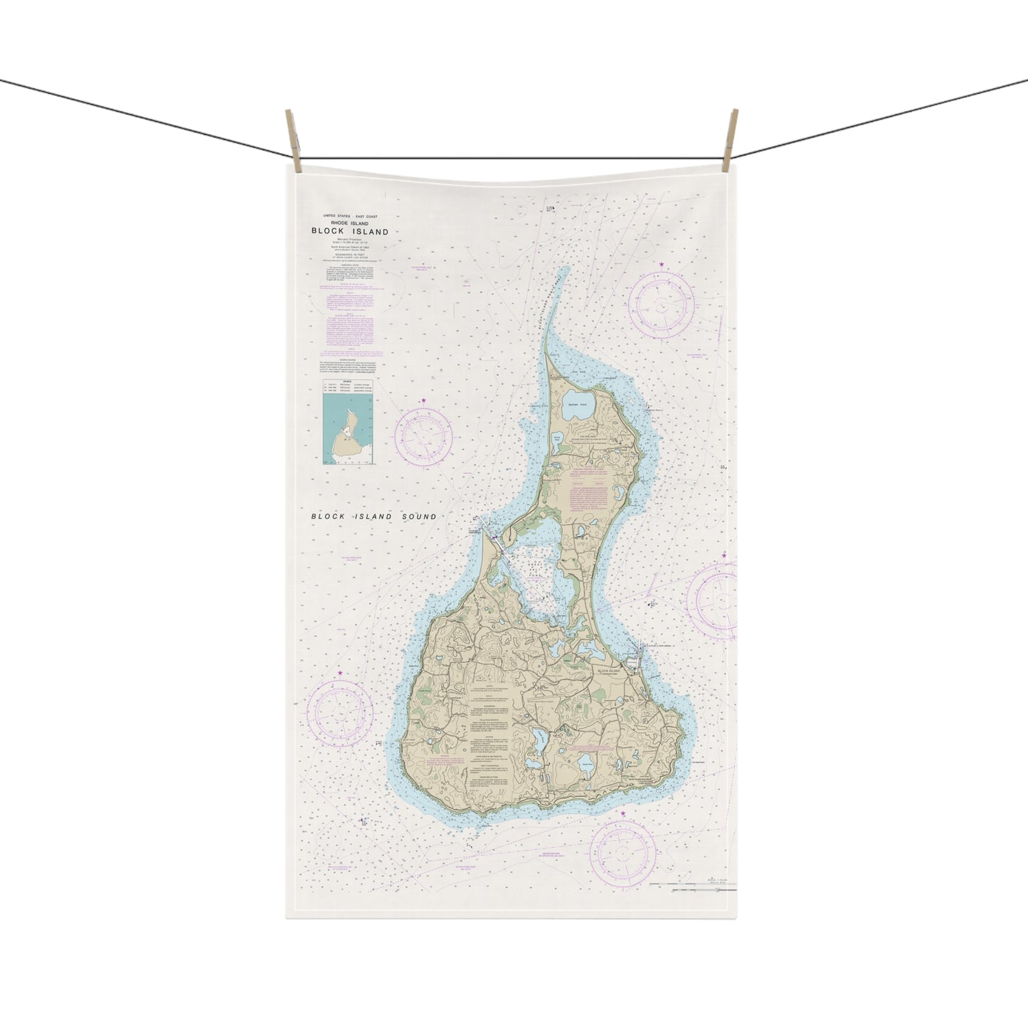 Block Island Kitchen Towel