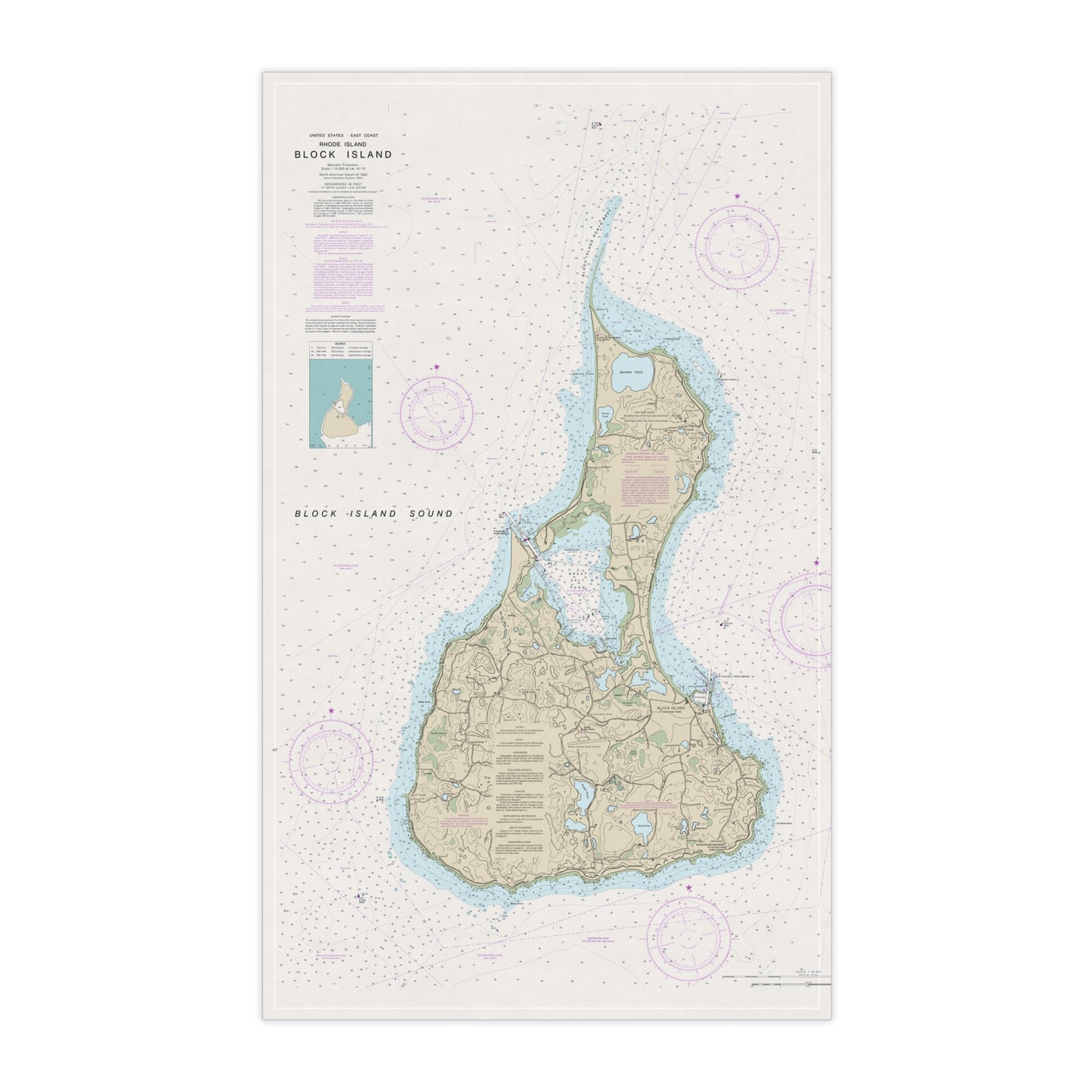 Block Island Kitchen Towel