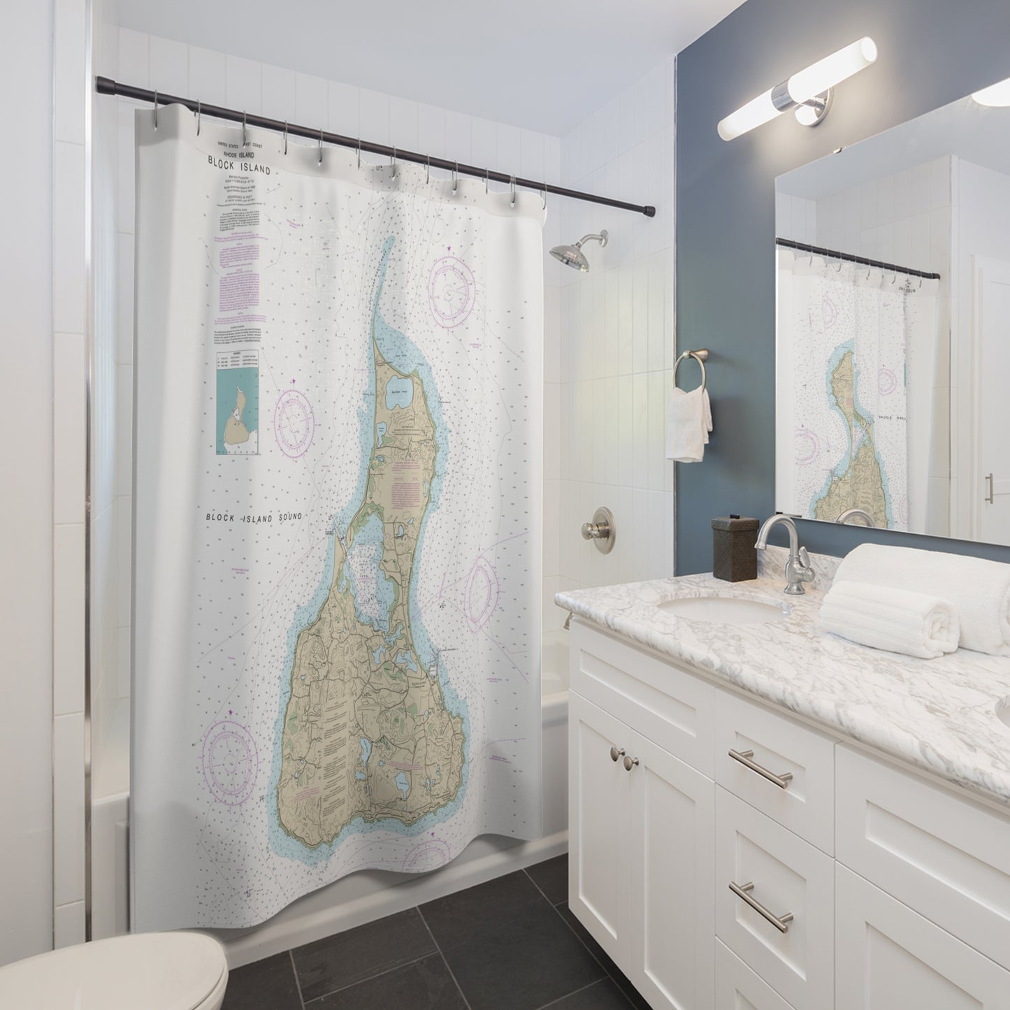 Block Island Shower Curtain