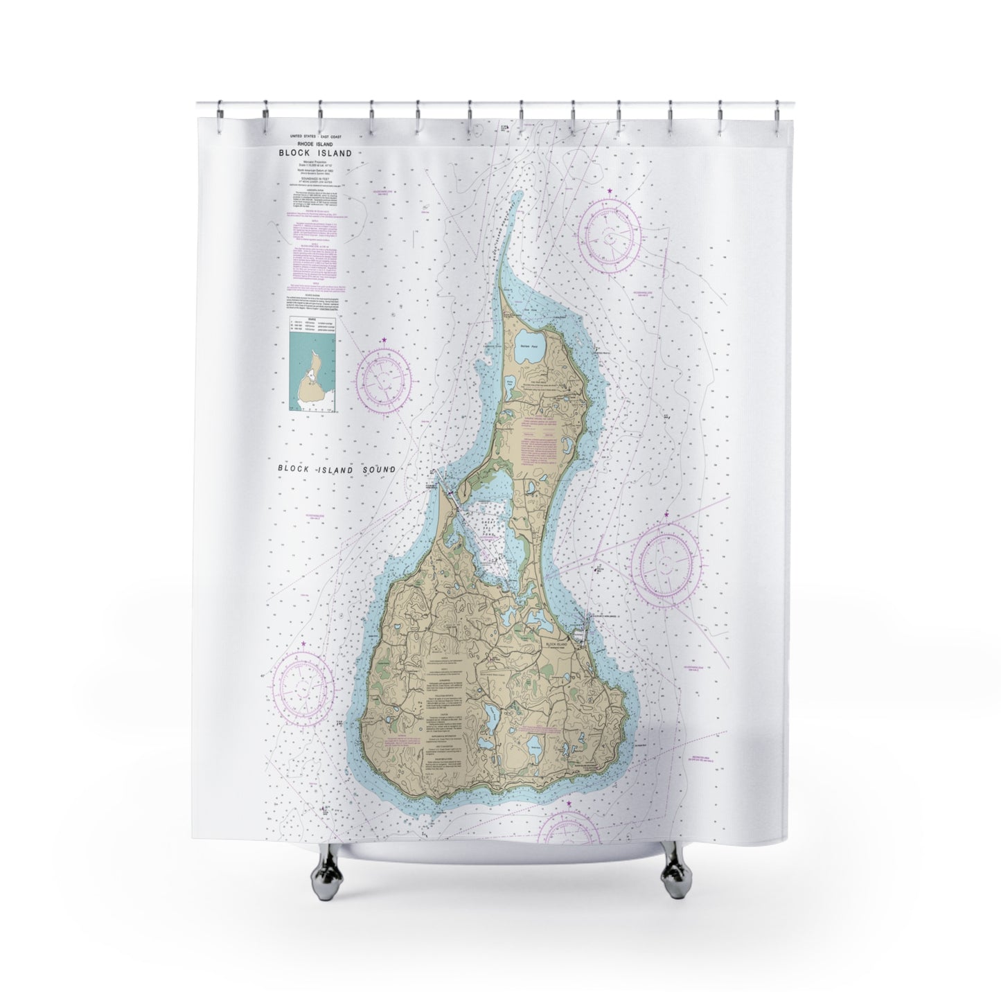 Block Island Shower Curtain